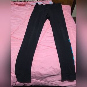 Pink Victoria's Secret Large Fold Over Leggings